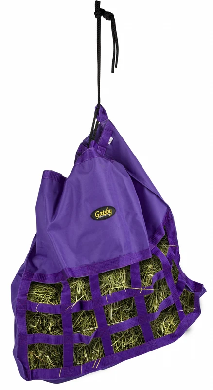 Gatsby Nylon Scratchless Slow Feed Hay Bag Purple