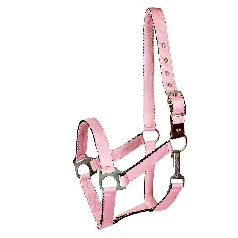 Gatsby Nylon Safety Breakaway Halter Pink / Weanling