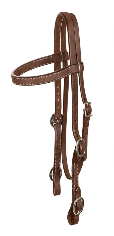 Tabelo Browband Headstall Buckle Ends Medium Oil / Horse