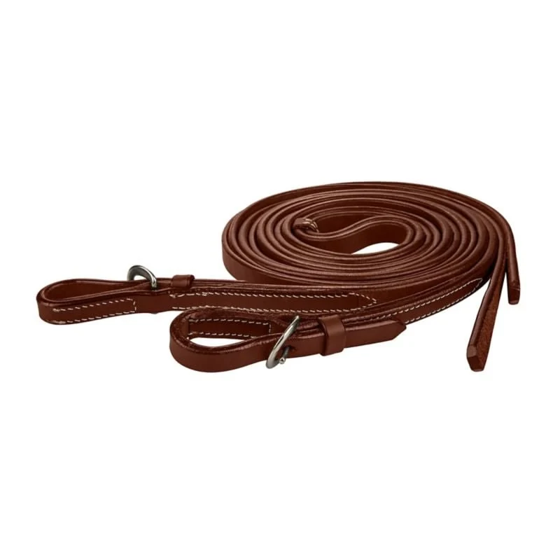 Tabelo Split Reins Buckle Ends Medium Oil / 7.5'