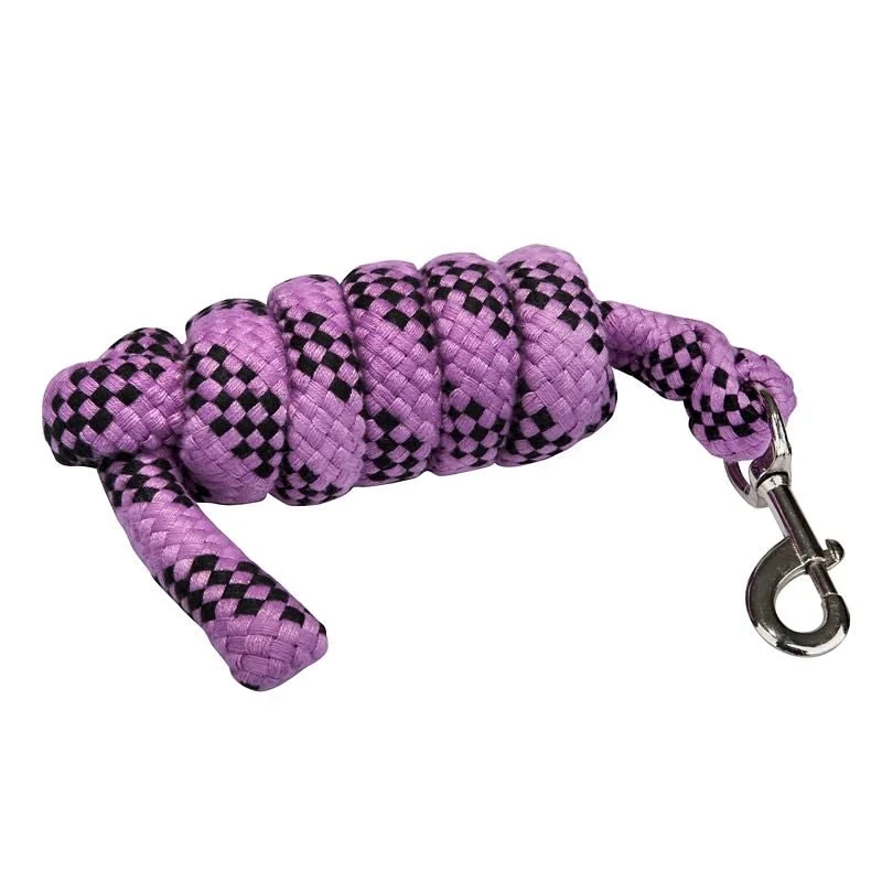 Tabelo Acrylic 6ft Lead Rope Lavender/Black / 6'
