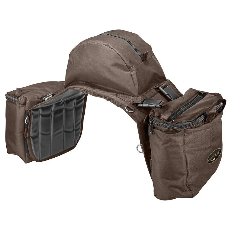 Tabelo Nylon Cooler Saddle Bag with Cantle Brown