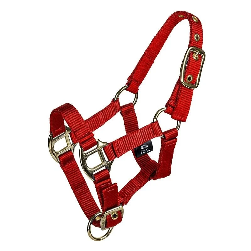 Gatsby 2-ply Nylon Mini Halter Red / Mini Med/Avg