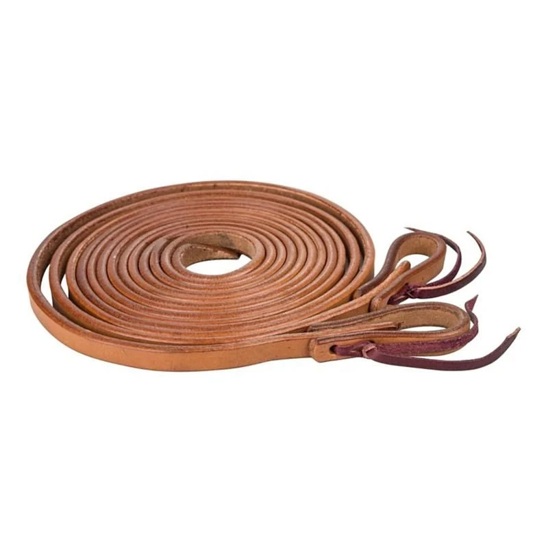 Tabelo Split Reins with Water Ties Antique Natural / 1/2" x 75'