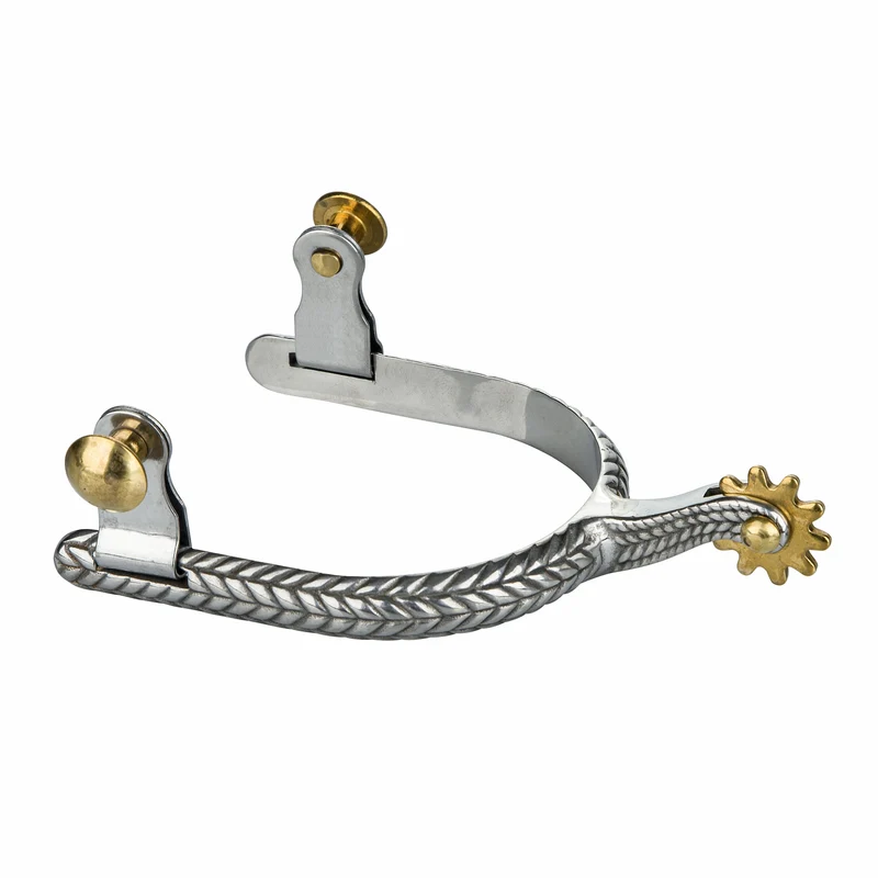 Tabelo SS Basket-weave Spurs Stainless Steel / Mens