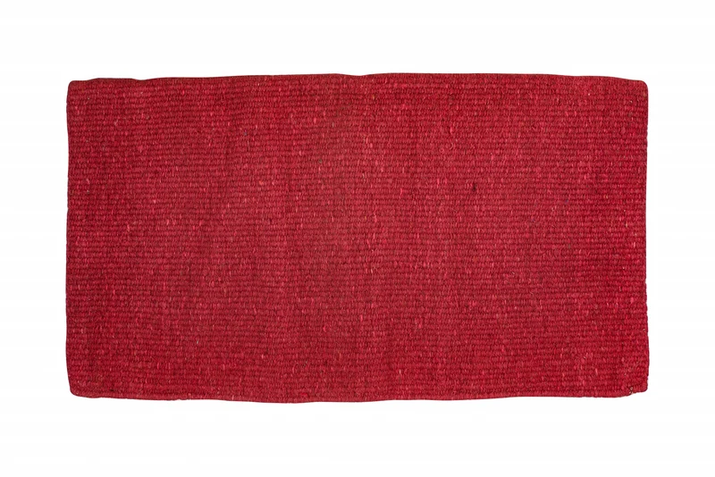 Tabelo Hand Woven Wool Show Blanket Red / 36 x 34