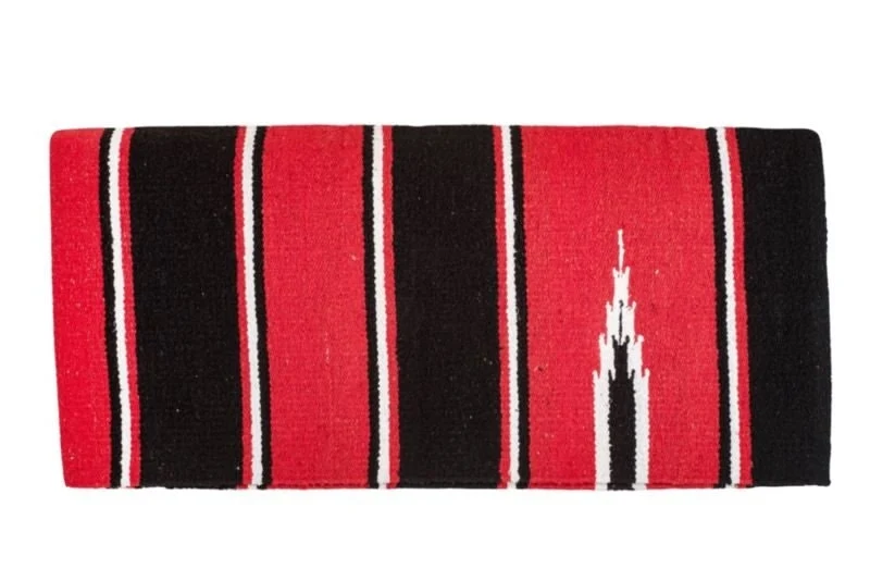 Tabelo Navajo Blanket-Standard Red/Black / 30 x 60