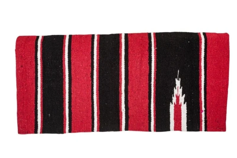 Tabelo Navajo Blanket-Standard Black/Red / 30 x 30
