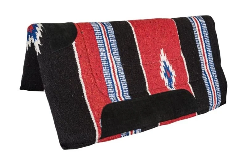 Tabelo Navajo Double Weave Pad Red/Black / 32 x 32