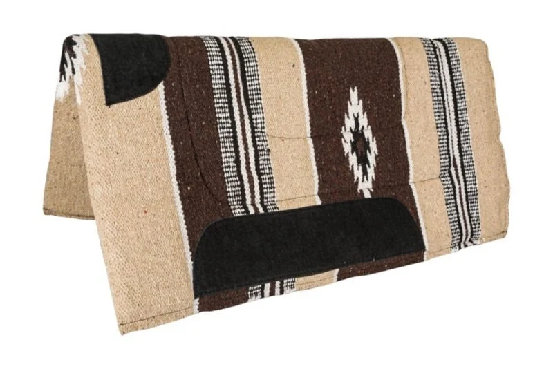 Tabelo Navajo Double Weave Pad Brown/Tan / 32 x 32