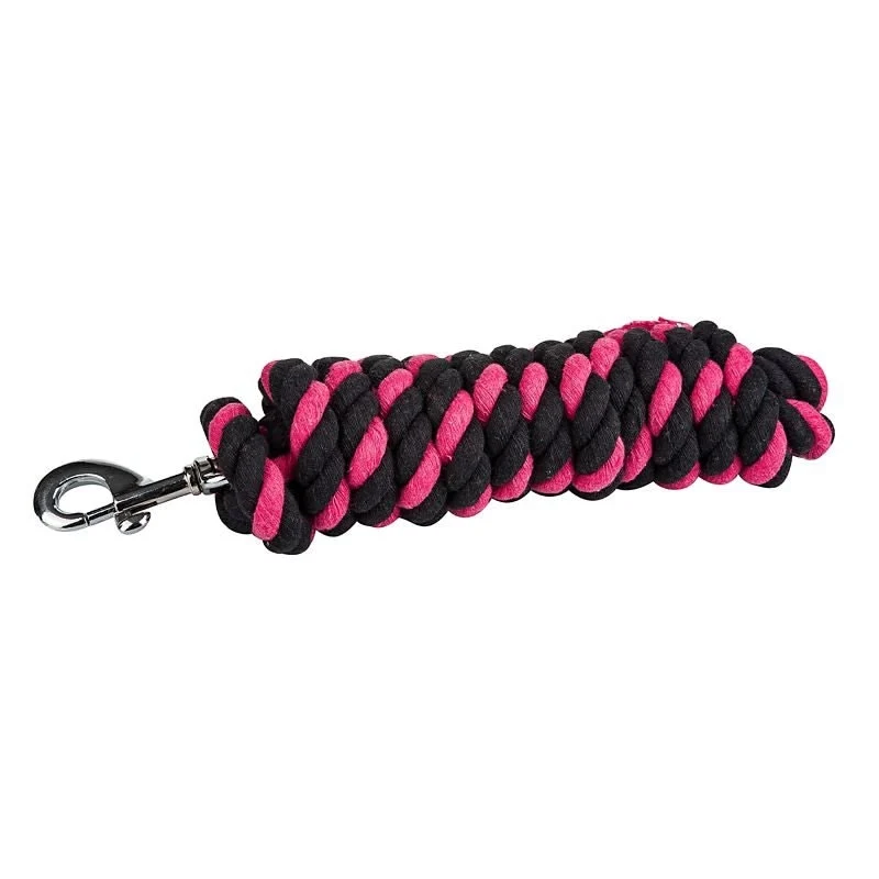 Tabelo Tri-Color Cotton Lead Black/Hot Pink/Purple / 5/8" x 9'