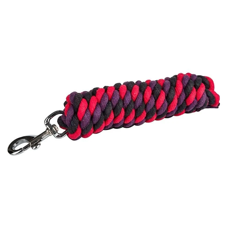 Tabelo Tri-Color Cotton Lead Red/Purple/Black / 5/8" x 9'