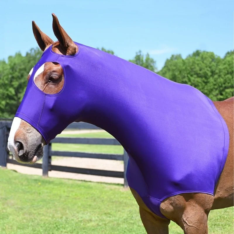 Tabelo StretchX Mane Stay Hood Purple / Medium (800-1100lbs)