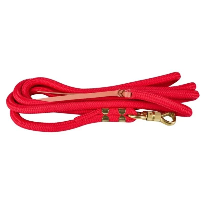 Tabelo Nylon Trainers Lead 5/8x13ft Red / 5/8" x 13'