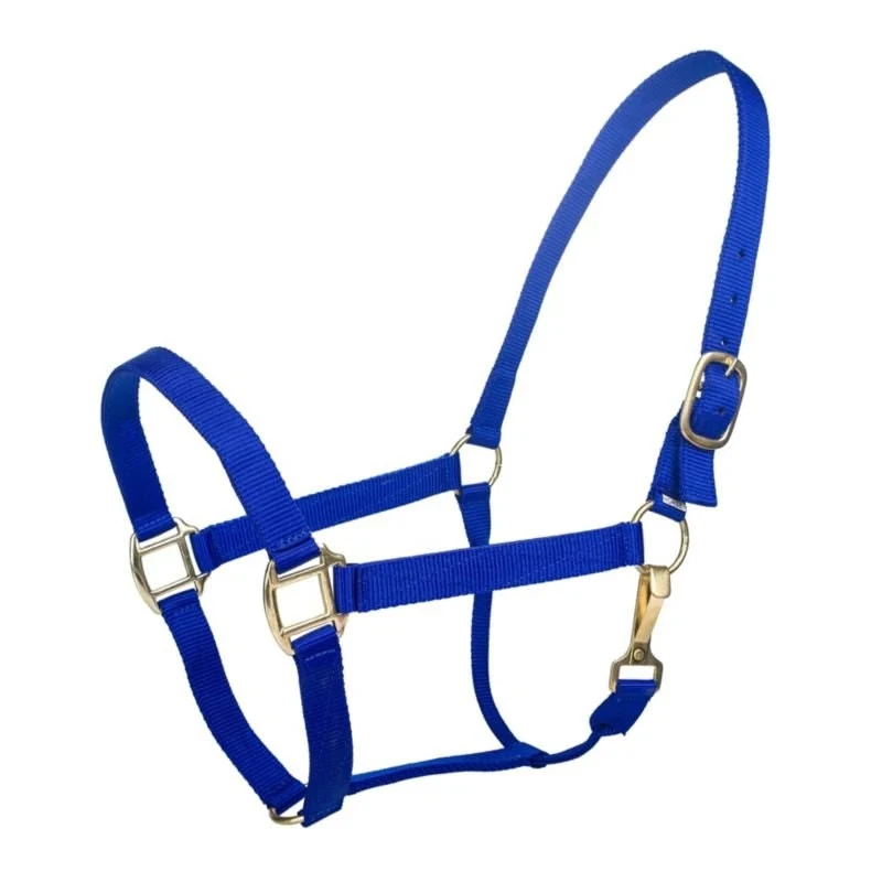 Tabelo Nylon Halter with Snap Blue / Cob