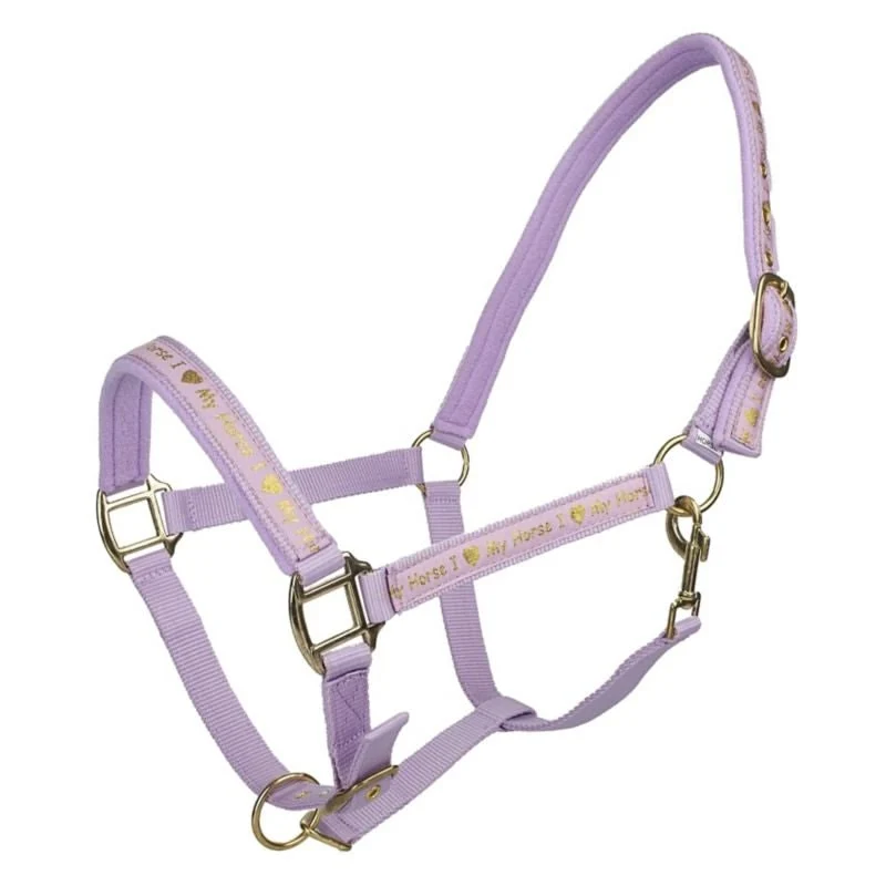 Tabelo I LOVE MY HORSE Halter Lavender / Horse