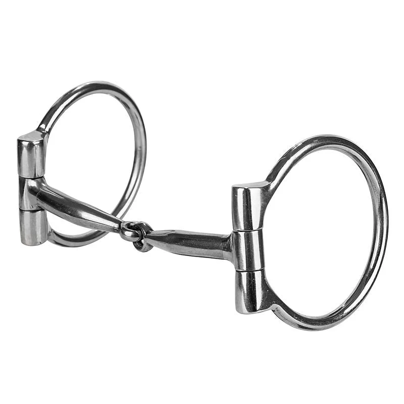 Tabelo SS Thick Snaffle Offset Dee Bit 5 Stainless Steel / 5"