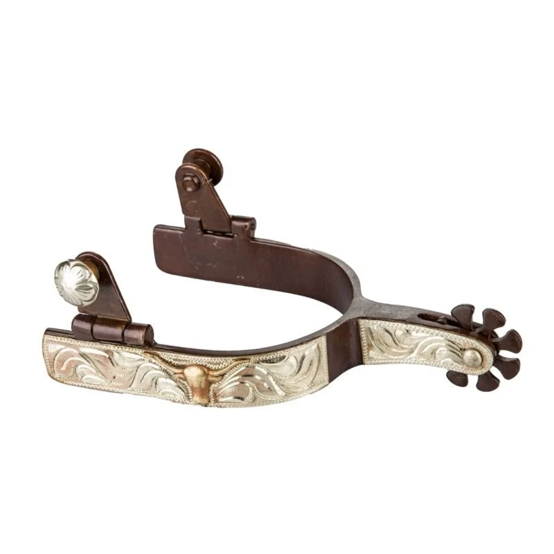 Tabelo Longhorn Mens Antique Show Spurs 5 Antiqued / Mens