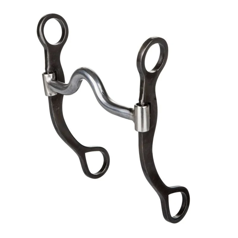 Tabelo Plain Cheeks Medium Port Bit 5 Light Black / 5"
