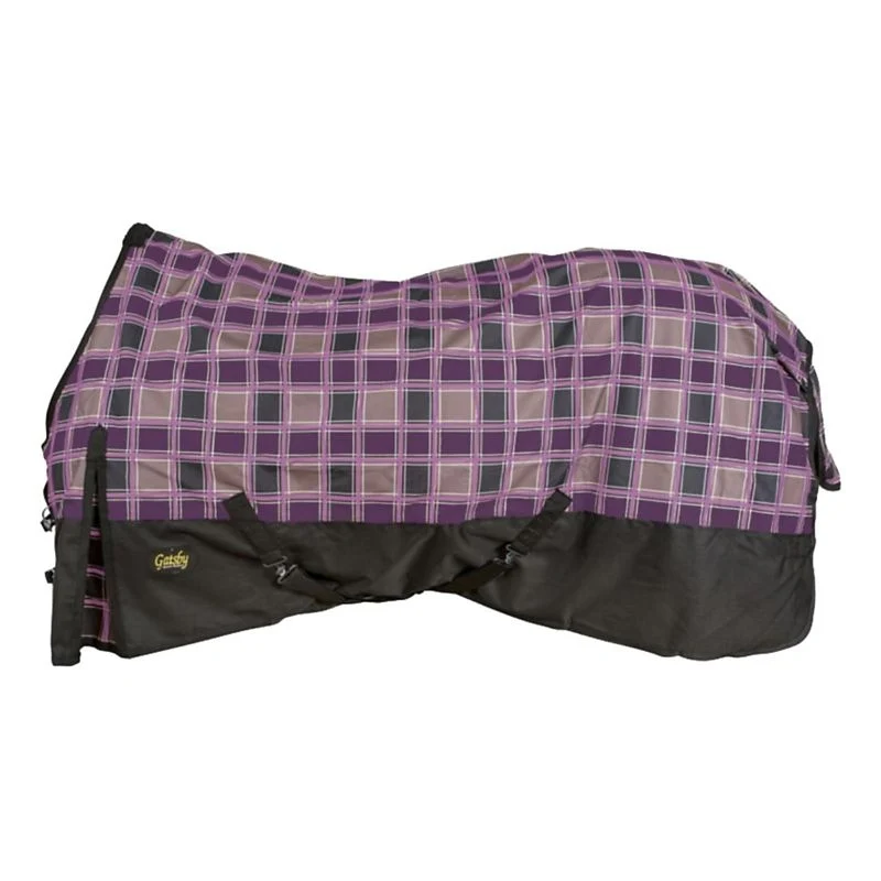 Gatsby Aspen 1200D Turnout Sheet Plum Plaid / 75