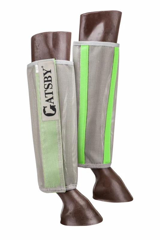 Gatsby High Vis Fly Boots Lime / Pony (S)