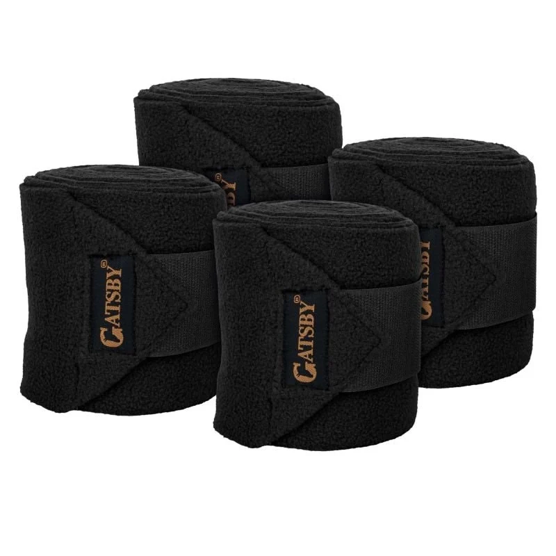 Gatsby Polo Leg Wraps Black / 10' x 4.5"