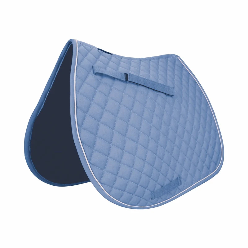 Gatsby Deluxe Pony Saddle Pad with CoolMax Light Blue