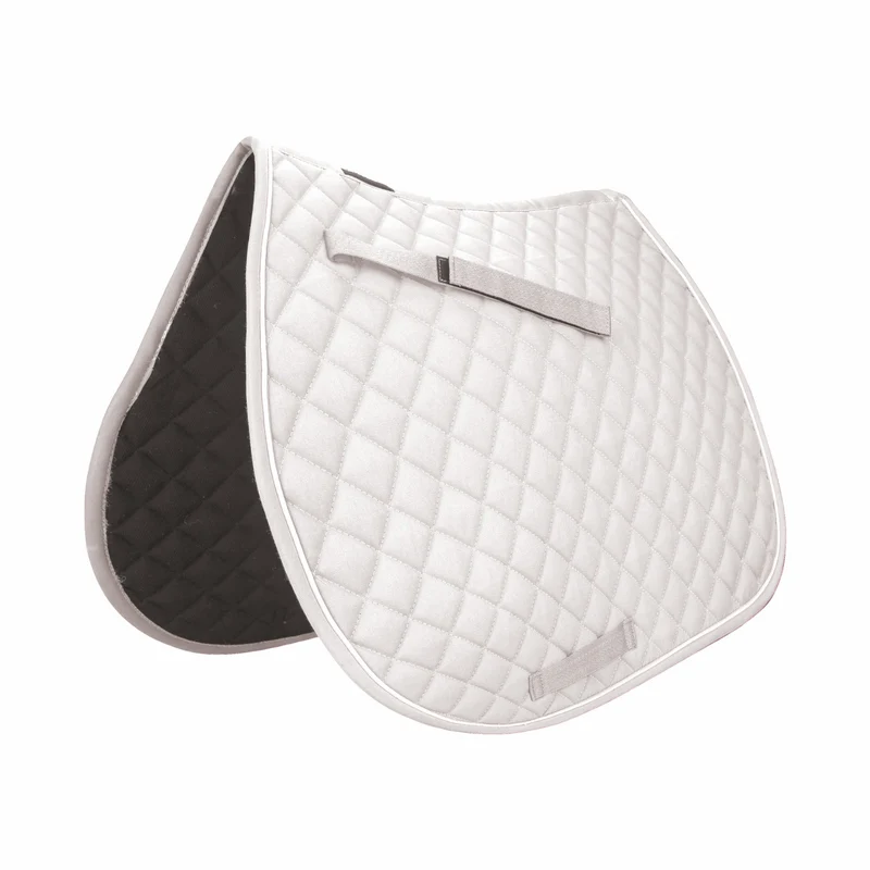 Gatsby Deluxe Pony Saddle Pad with CoolMax White