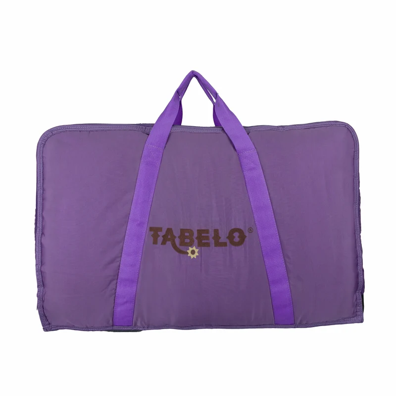 Tabelo Premium Double-Sided Saddle Pad Bag with Embroidery Purple