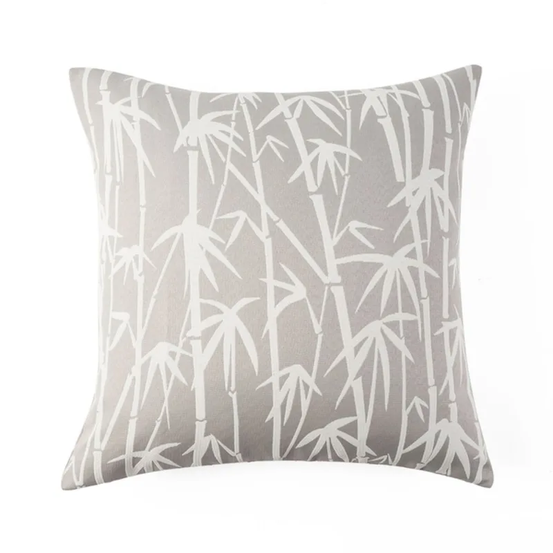Canopii 20 x 20-in Graphic Print Grey Acrylic Outdoor Decorative Cushion