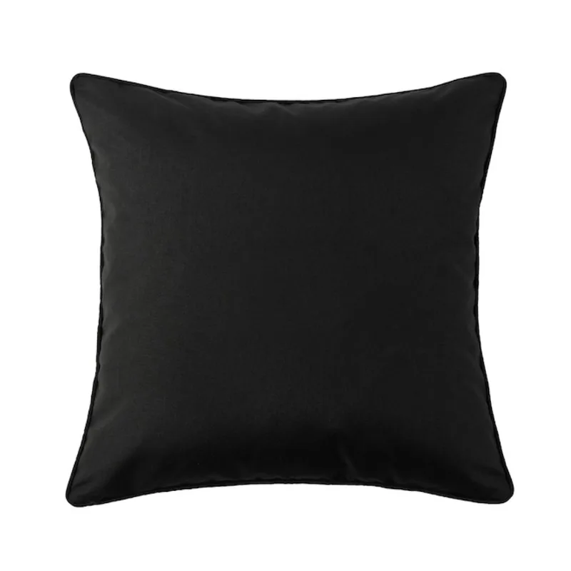 Canopii 20 x 20-in Black Acrylic Outdoor Decorative Cushion
