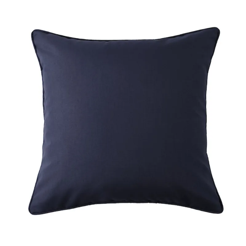 Bazik Sunbrella 20 x 20-in Navy Blue Acrylic Fabric Outdoor Decorative Cushion