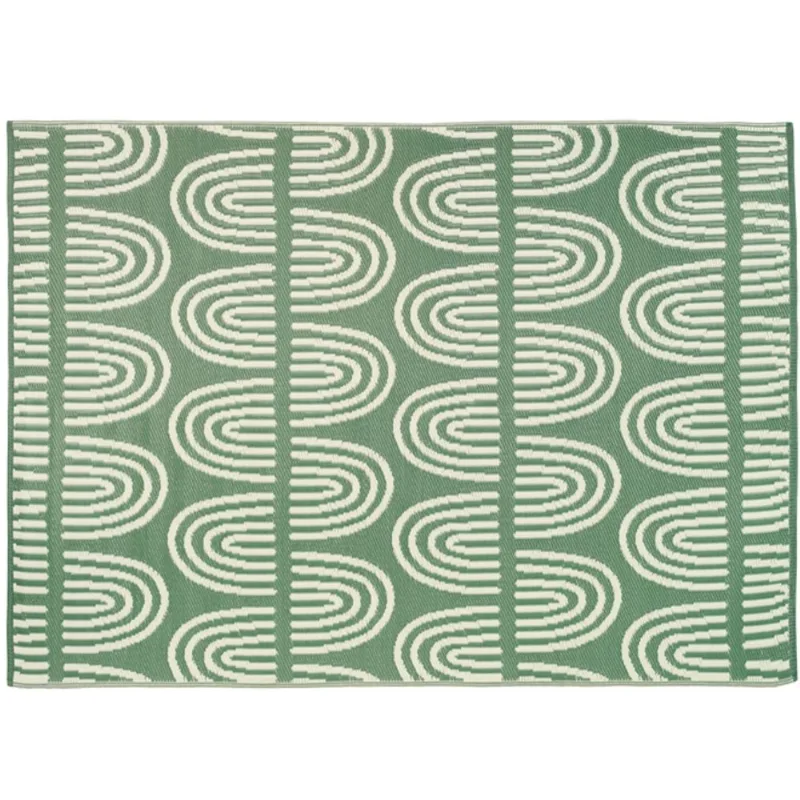 Landon & Co. Arches Multicolor Outdoor Woven Area Rug 5-ft x 7-ft