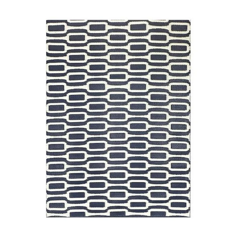 Landon & Co. Outdoor Rug in Polyester with Geometric Patterns - 5 x 7-in