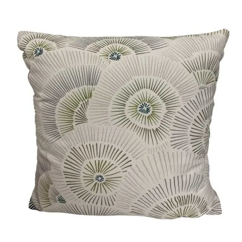 Landon & Co. 18 x 18-in Cream Dandelion Outdoor Polyester Cushion