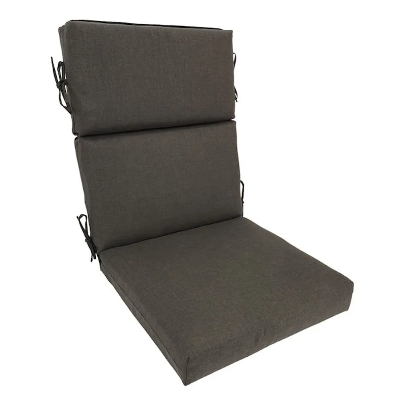 Landon & Co. Cushion 21 x 4 x 44-in for Outdoor Chair with High Back - Charcoal