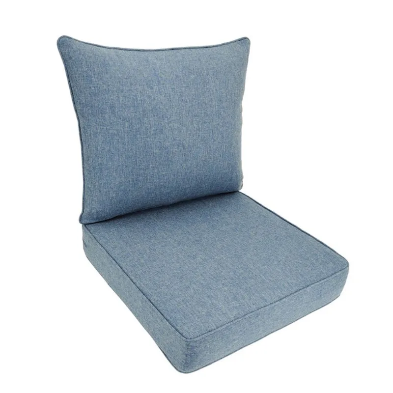 Landon & Co. Set of Cushions for Deep Seat 25 x 6 x 46-in - Navy