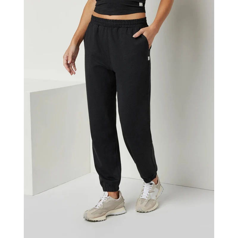 W Boyfriend Jogger Black Heather / L