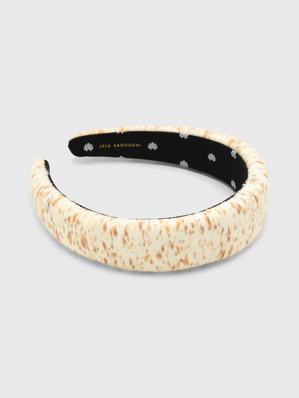 Lele Sadoughi Alice Genuine Cowhide Headband O/S / SPOTTED SADDLE 200
