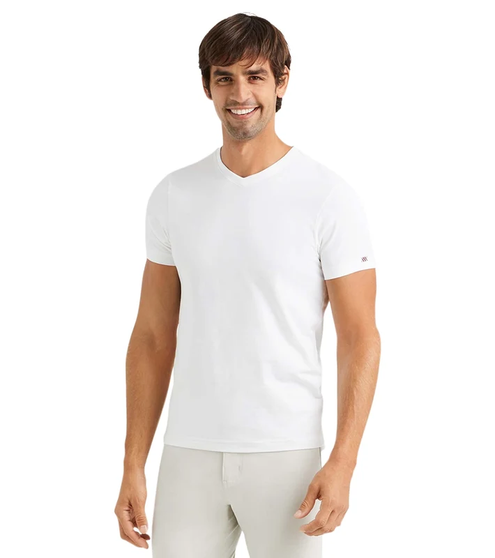 Rhone Men's Element V-Neck Tee White / L