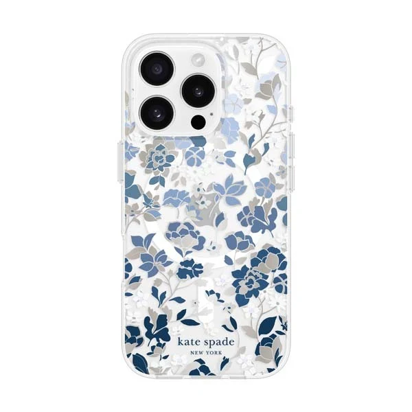 Kate Spade Flowerbed Blue for iPhone 16 Pro Phonnic