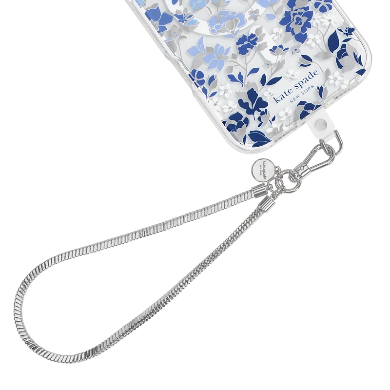 Kate Spade Heart of Silver Phone Charm Wrist Strap Techaholic