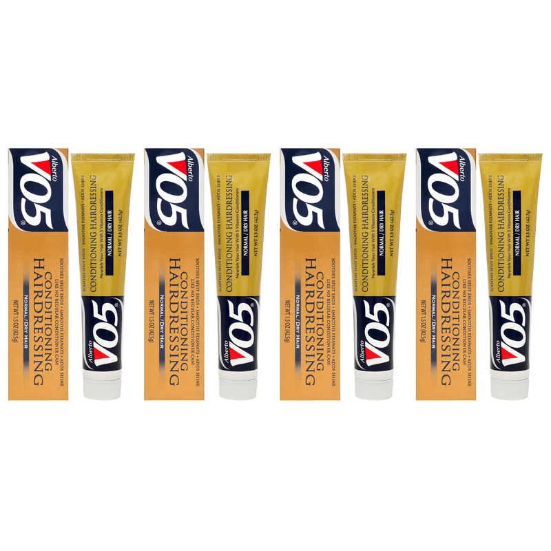 Alberto VO5 Conditioning Hairdressing - Normal to Dry Hair by Alberto VO5 for Unisex - 1.5 oz Conditioner - Pack of 4 1.5 oz