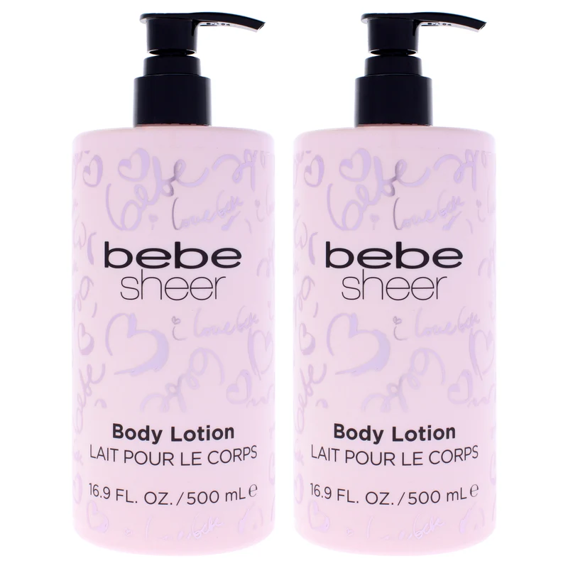 Bebe Bebe Sheer by Bebe for Women - 16.9 oz Body Lotion - Pack of 2 16.9 oz