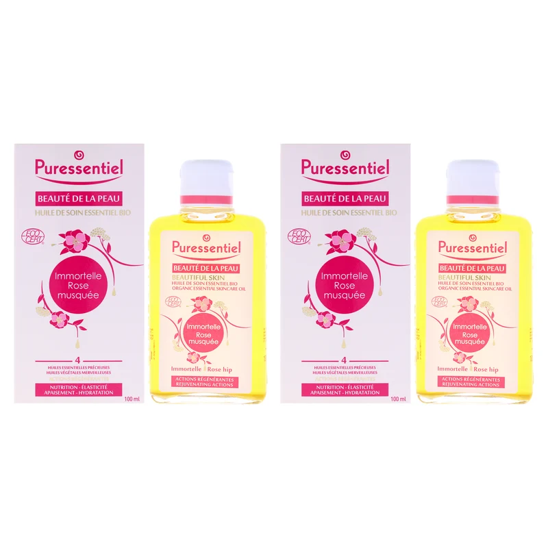Puressentiel Organic Essential Skincare Oil by Puressentiel for Unisex - 3.4 oz Oil - Pack of 2 3.4 oz