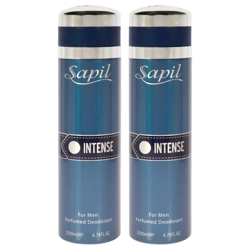 Sapil Intense by Sapil for Men - 6.76 oz Deodorant Spray - Pack of 2 6.76 oz