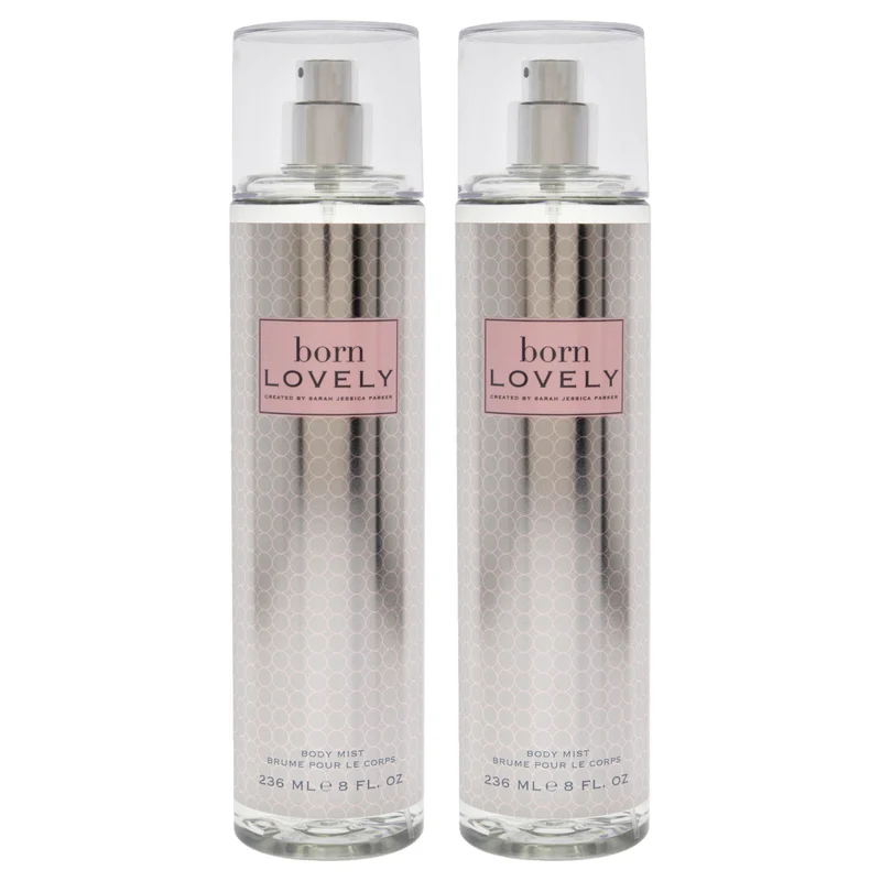 Sarah Jessica Parker Born Lovely by Sarah Jessica Parker for Women - 8 oz Body Mist - Pack of 2 8 oz