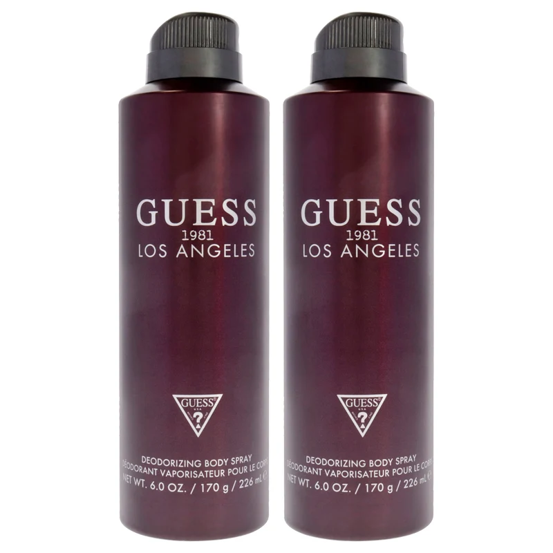 Guess Guess 1981 Los Angeles by Guess for Women - 6 oz Body Spray - Pack of 2 6 oz