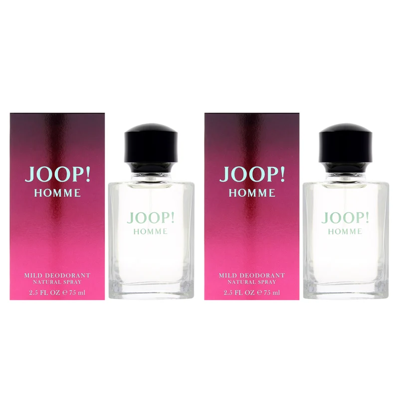 Joop Joop by Joop for Men - 2.5 oz Mild Deodorant Spray - Pack of 2 2.5 oz