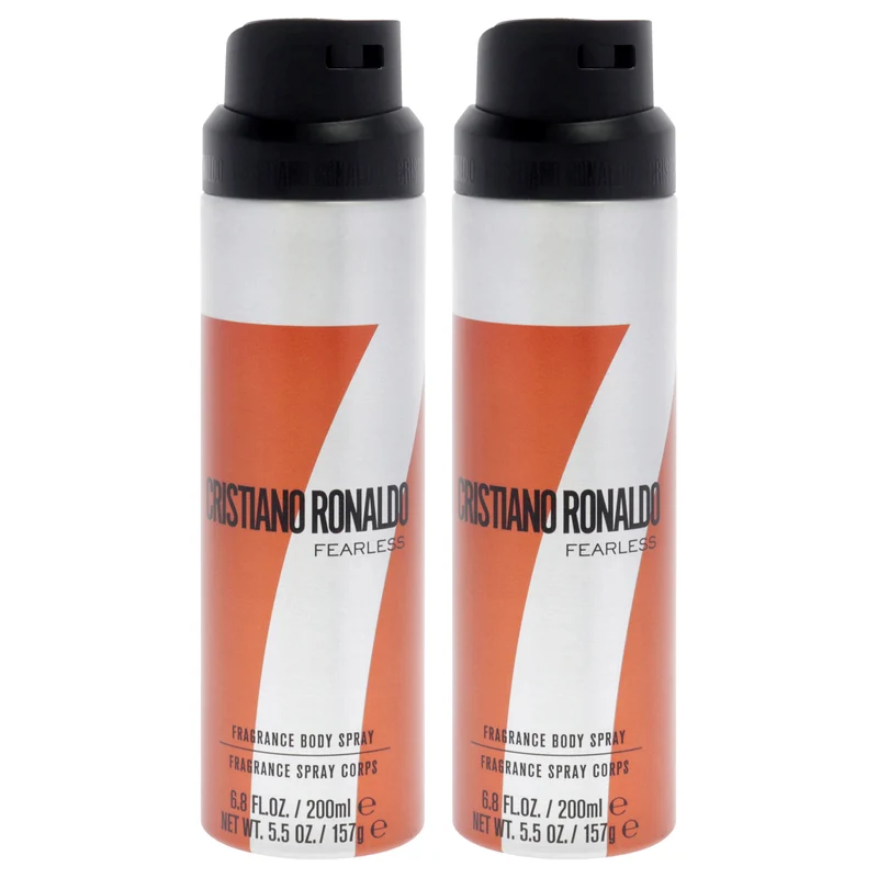 Cristiano Ronaldo Fearless by Cristiano Ronaldo for Men - 6.8 oz Body Spray - Pack of 2 6.8 oz